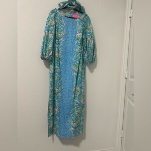 Size XL  Worn once. Barbara dress Cumulus Blue Chick Magnet Nonsmokong no pets.